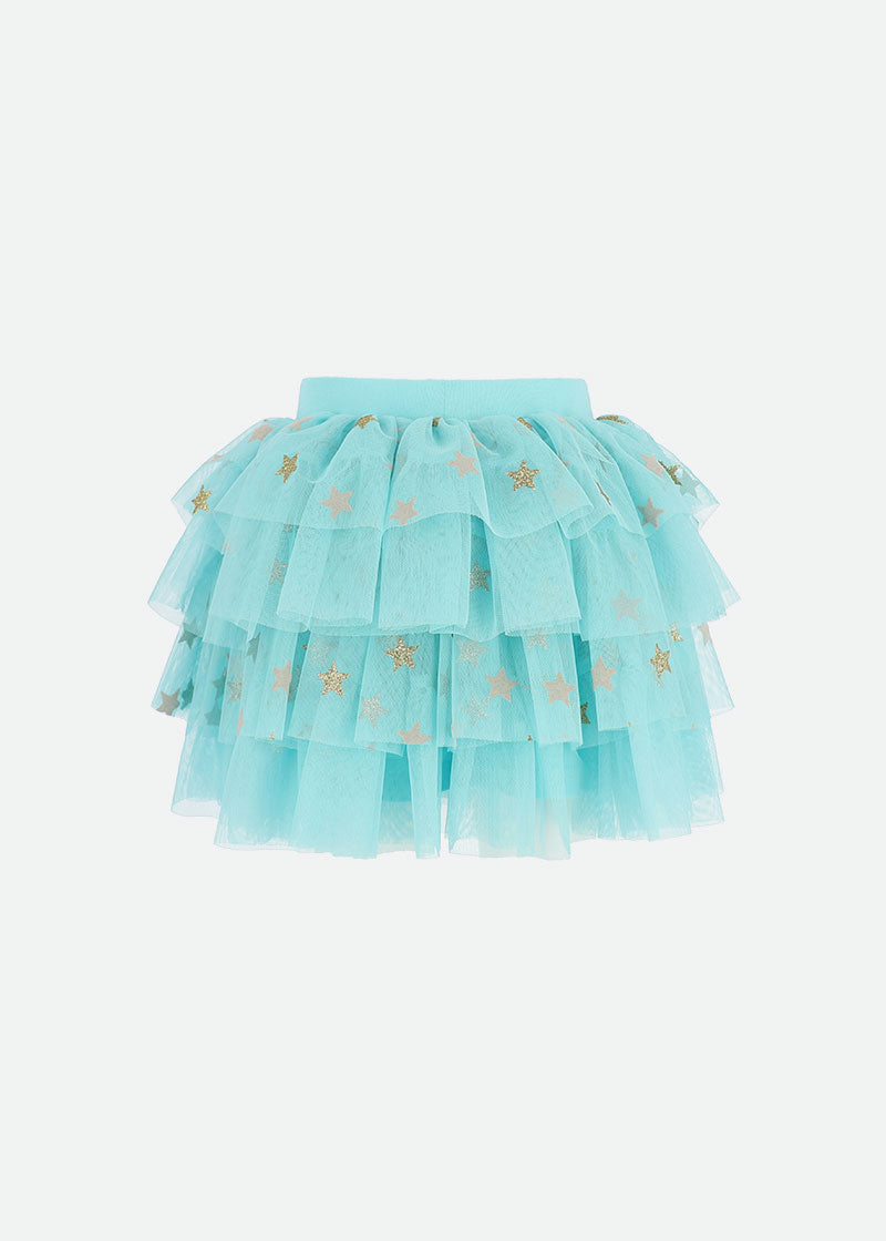 Abbie Star Skirt Aqua