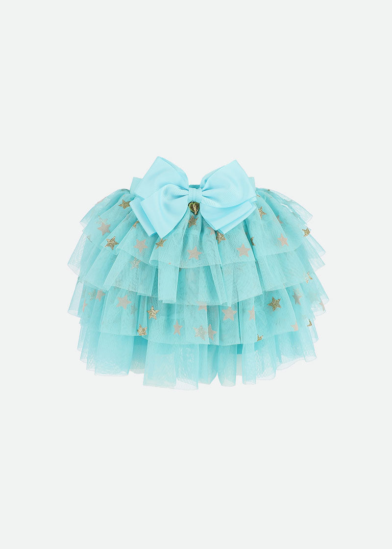 Abbie Star Skirt Aqua