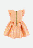 Alba Dress Apricot Hearts
