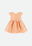 Alba Baby Dress Apricot Hearts