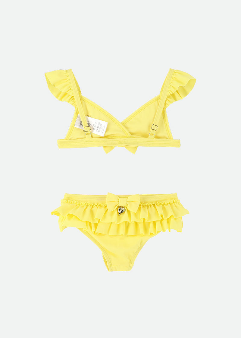 Algarve Ruffle Bikini Lemon