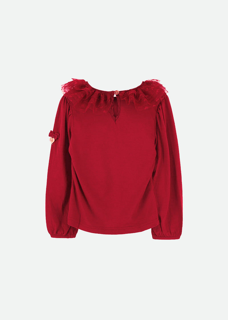Anita Top Tibetan Red