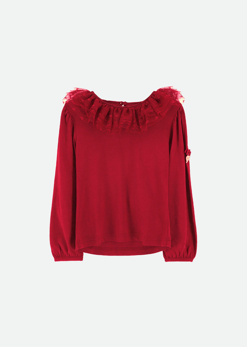 Anita Top Tibetan Red