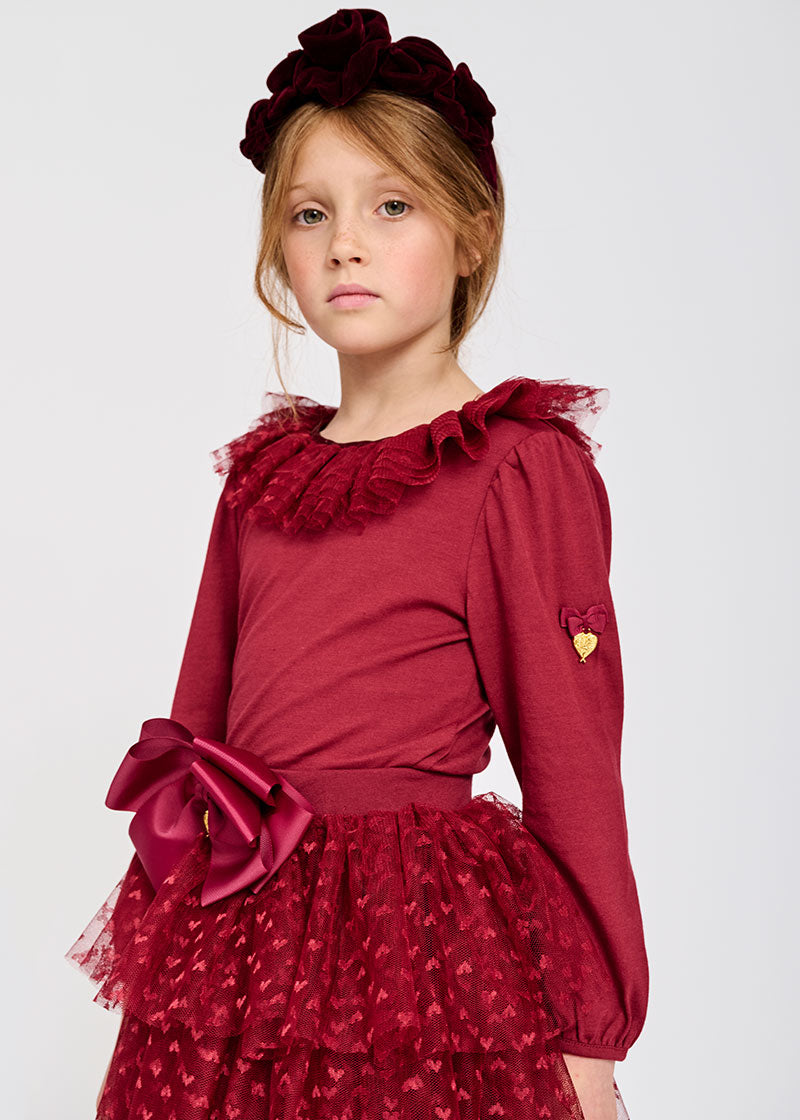 Anita Top Tibetan Red