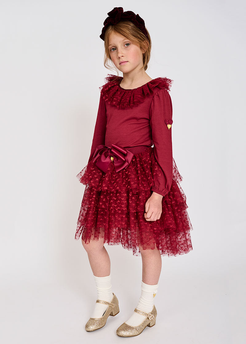 Anita Top Tibetan Red