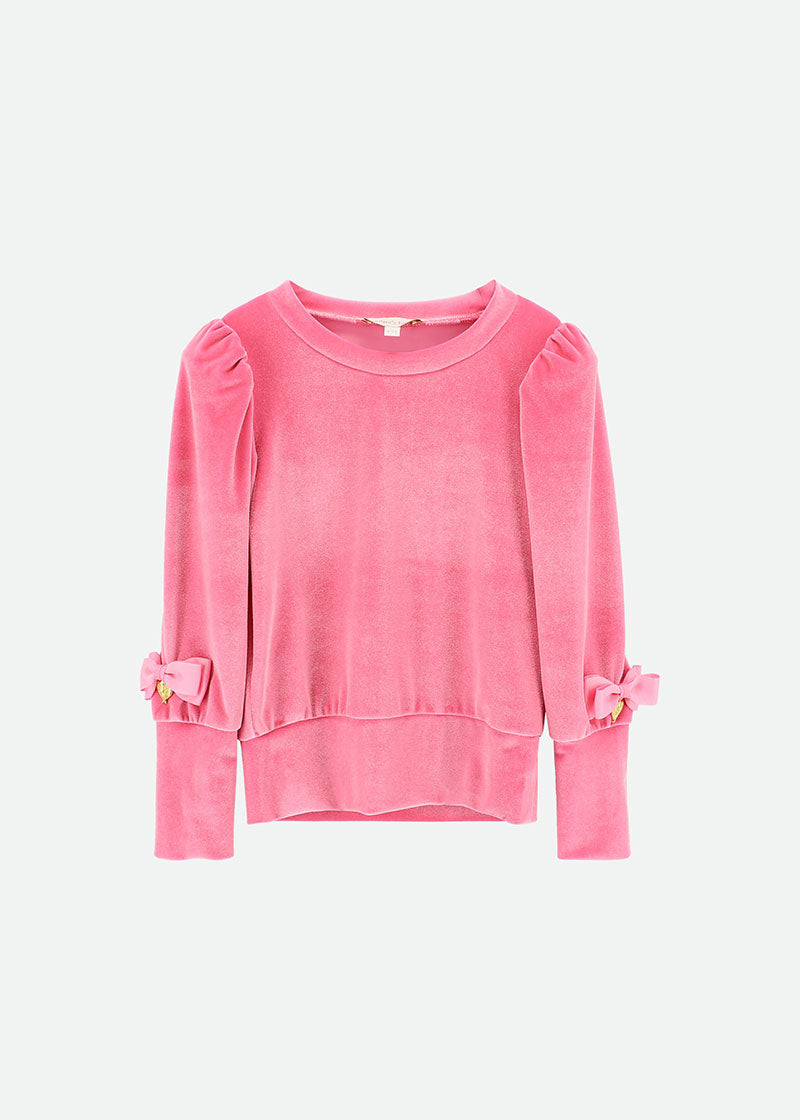 Astra Velvet Top Aurora Pink