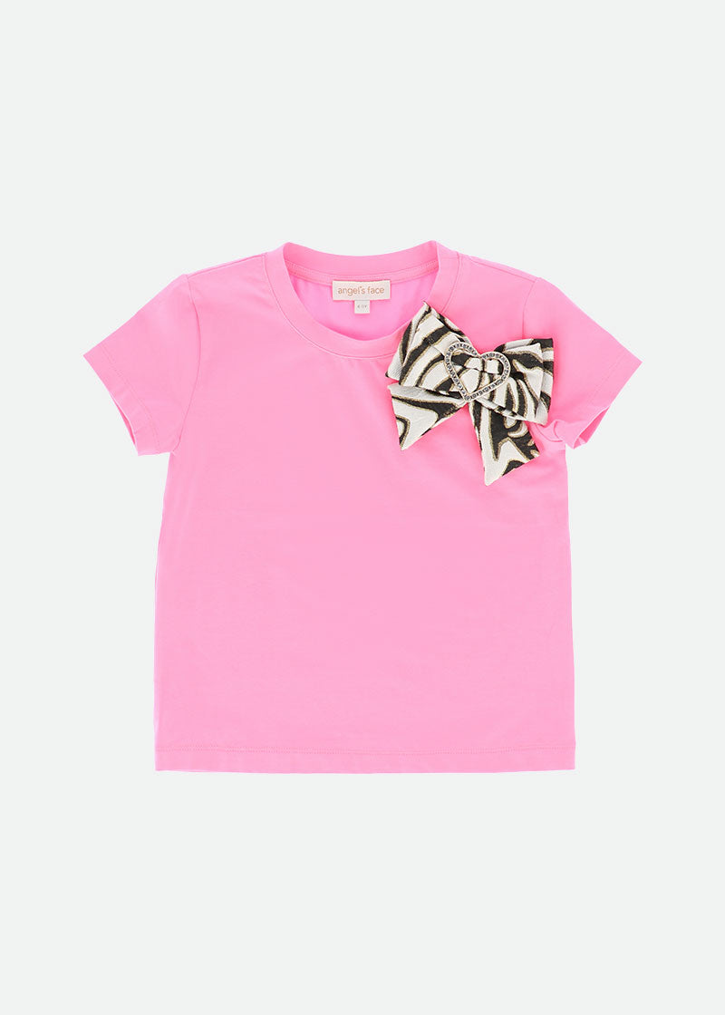 Atlas Bow Top Hot Pink