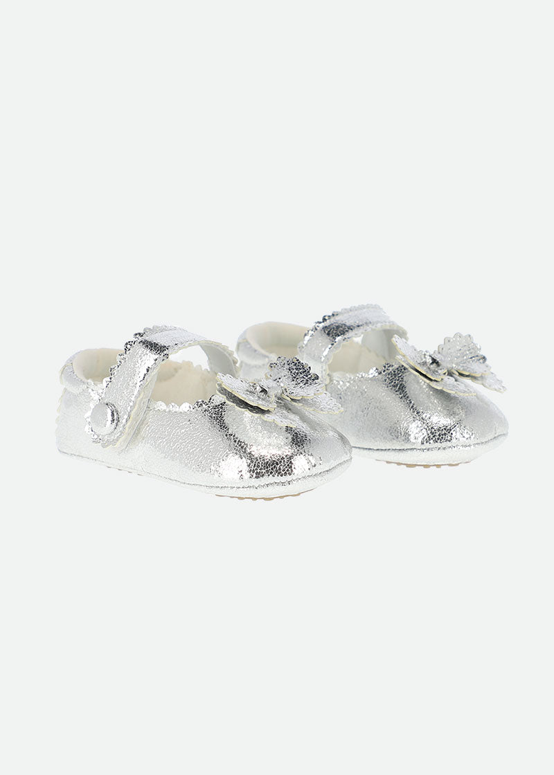 Beau Baby Shoe Silver