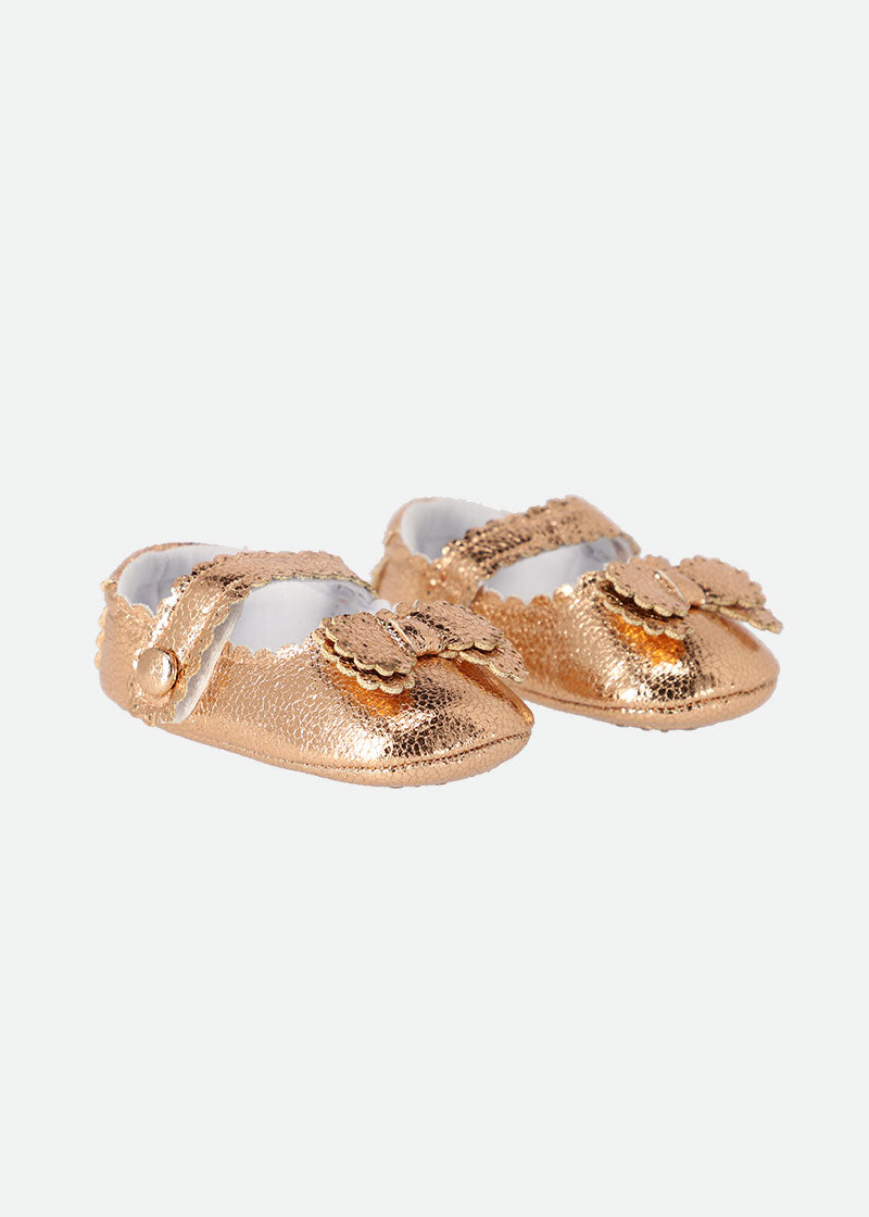 Beau Baby Shoe Rose Gold