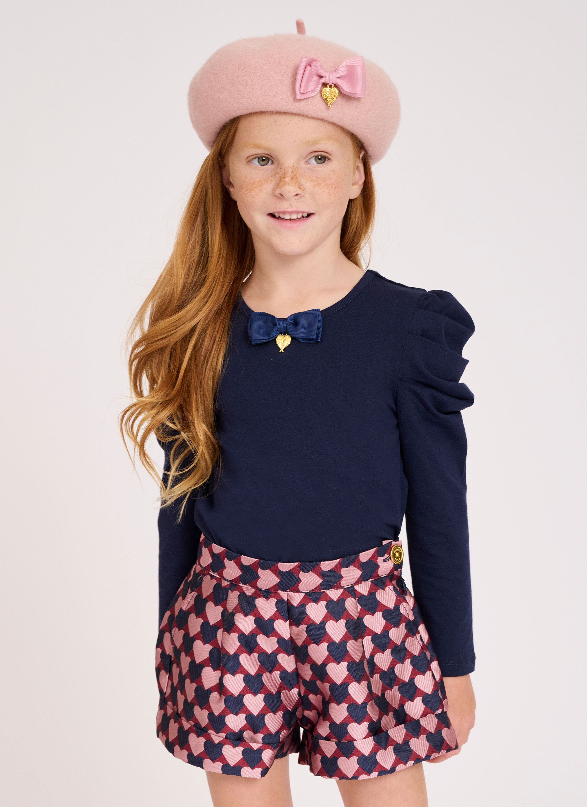Girl's Pink Beret | Angel's Face