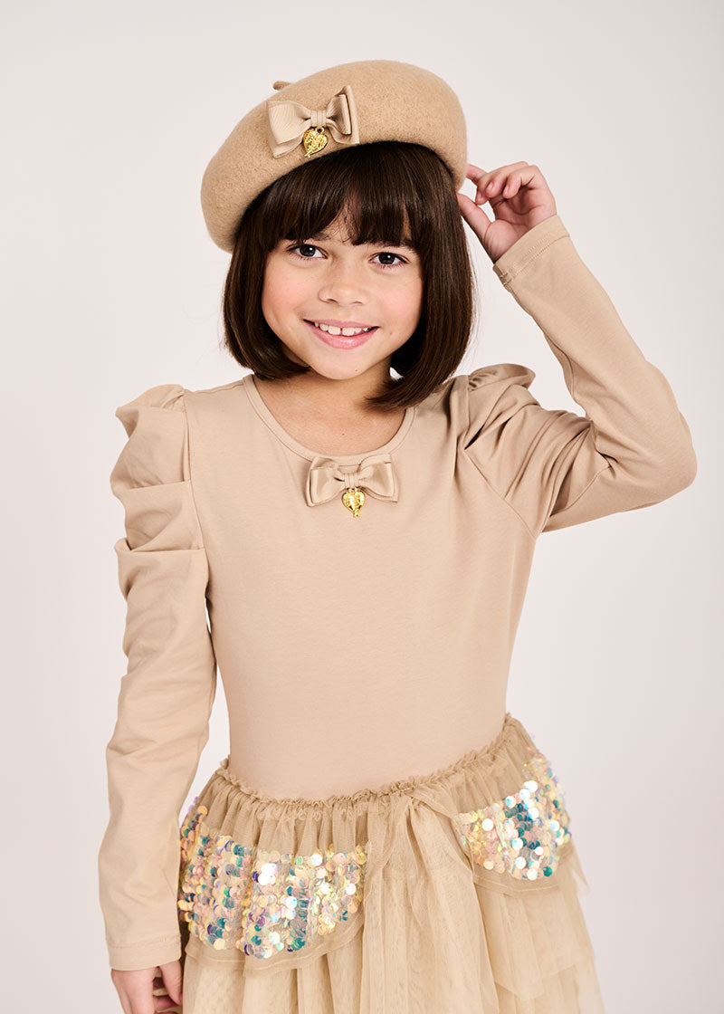 Girl's Sand Beret | Angel's Face