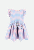 Calypso Houndstooth Dress Blue