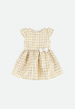 Chess Baby Houndstooth Dress Snowdrop
