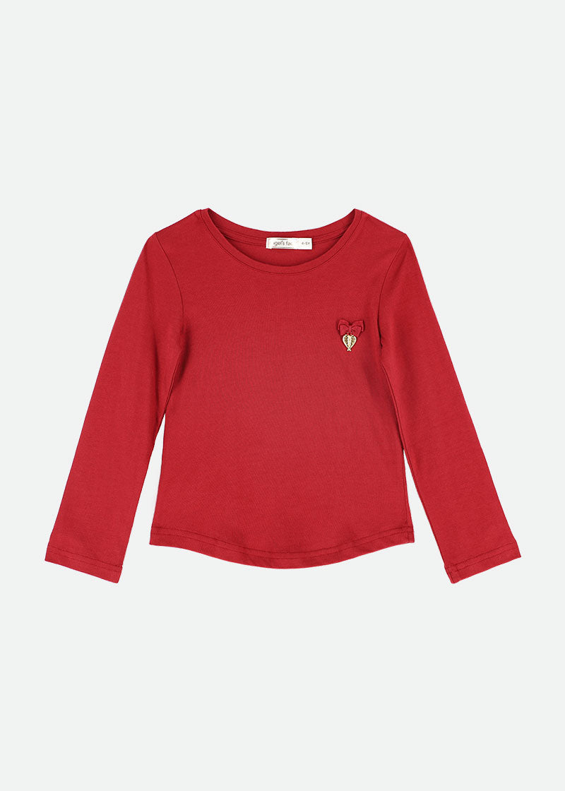 Christine Top Tibetan Red