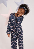 Clairey Heart Lounge Set Navy