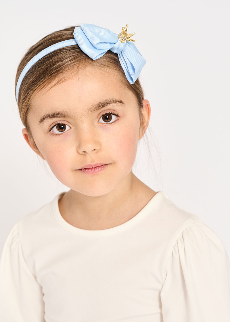 Crown Headband Baby Blue