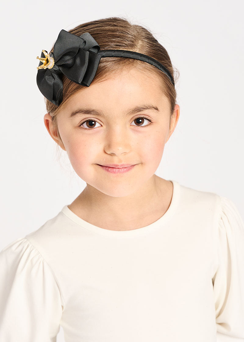 Crown Headband Black