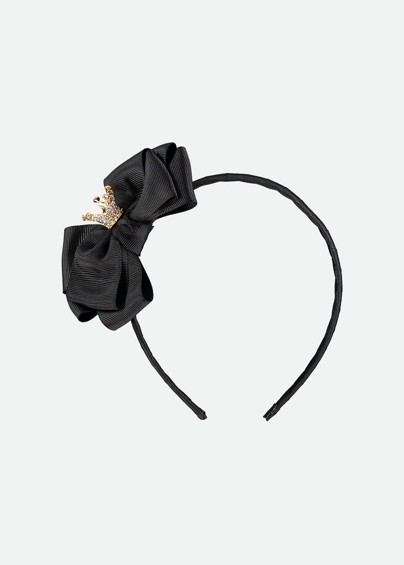 Crown Headband Black