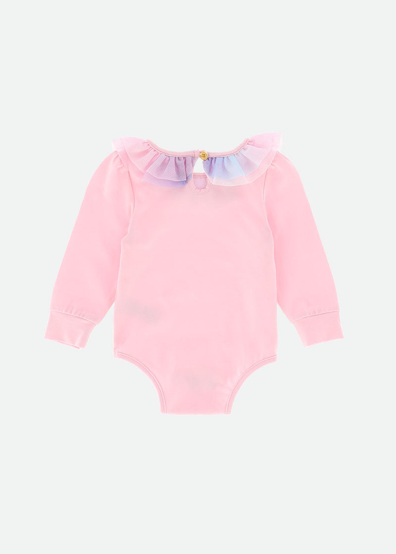 Cutie Violets L/S Babygrow Fairy Pink