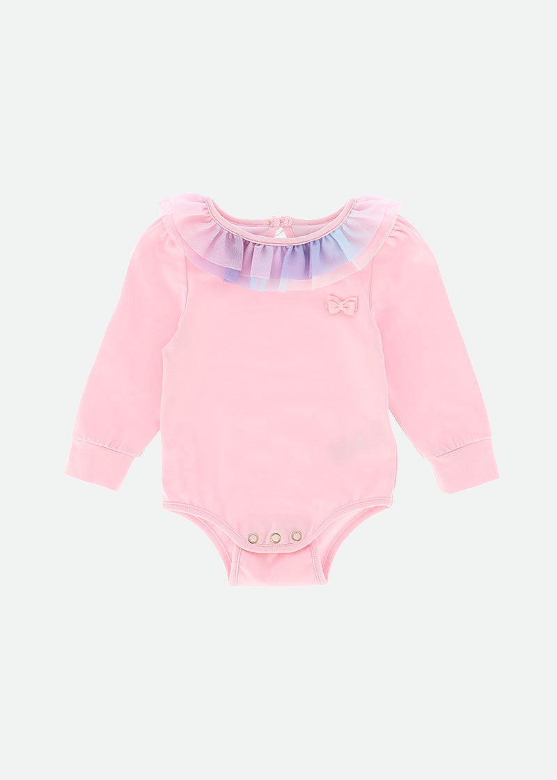 Cutie Violets L/S Babygrow Fairy Pink