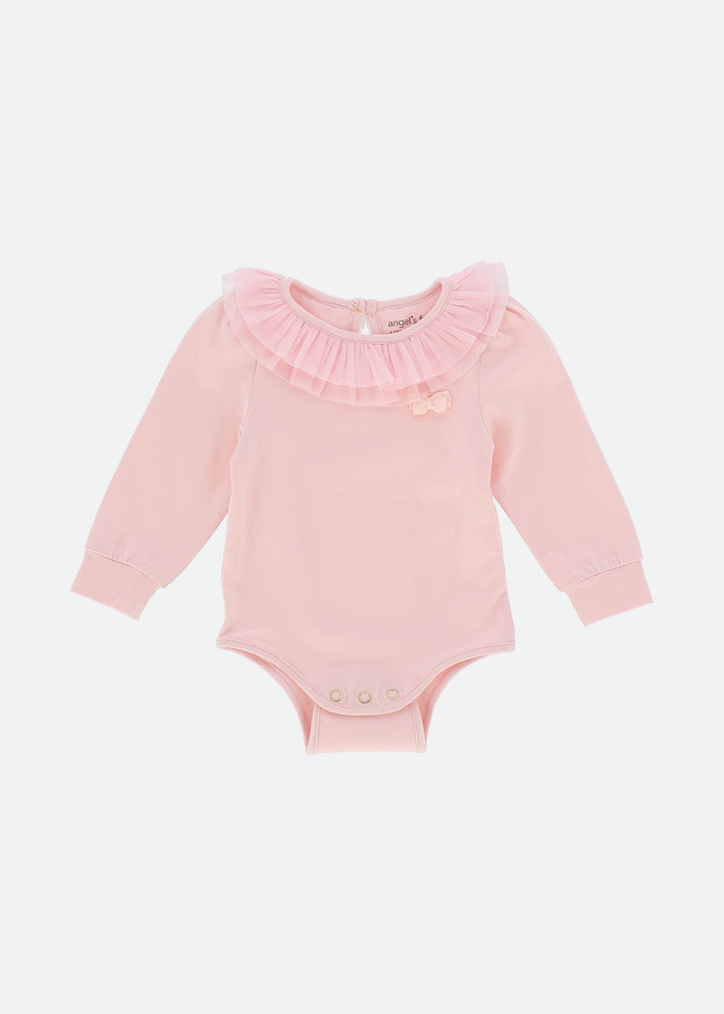 Cutie L/S Babygrow Ballet Pink
