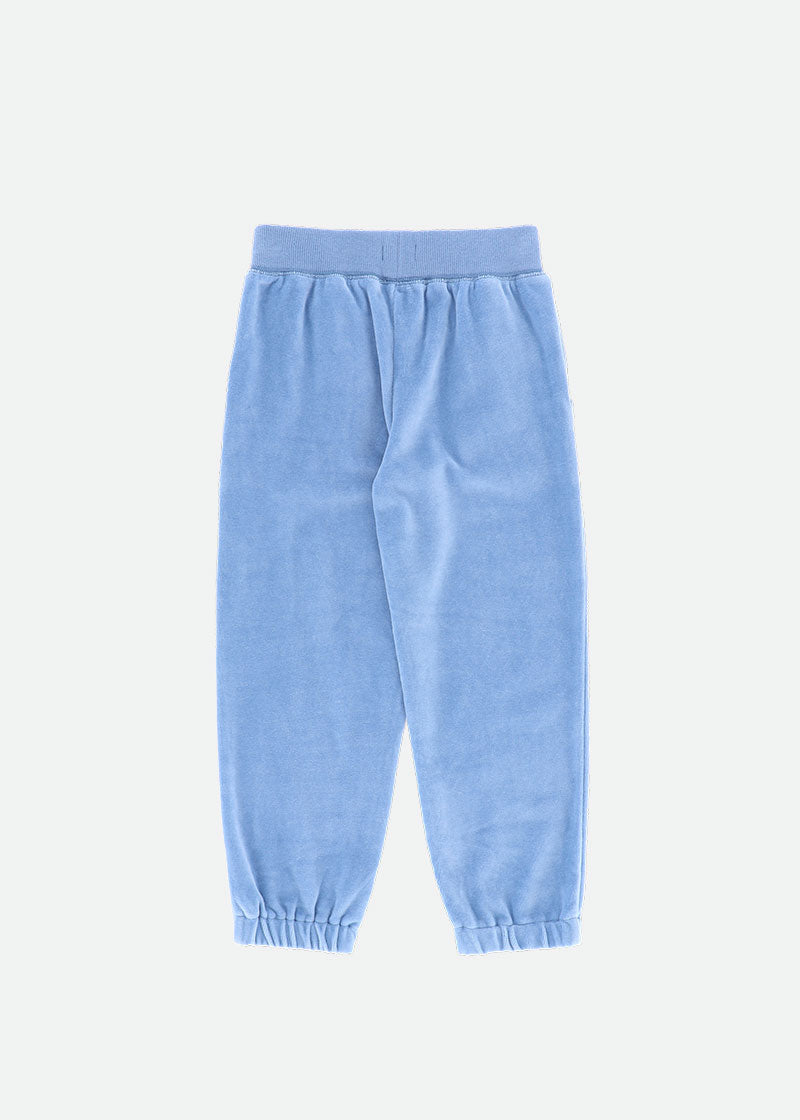 Dacota Velour Jogger Misty Blue