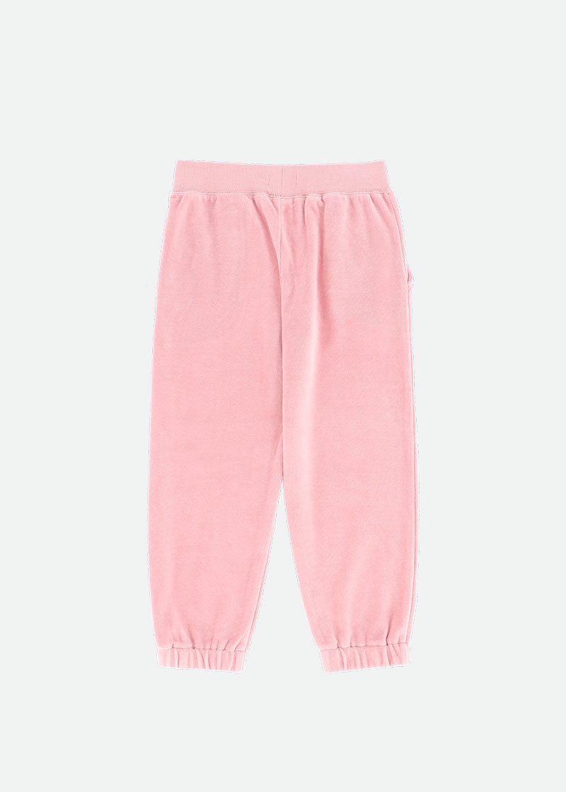 Dacota Velour Jogger Tea Rose