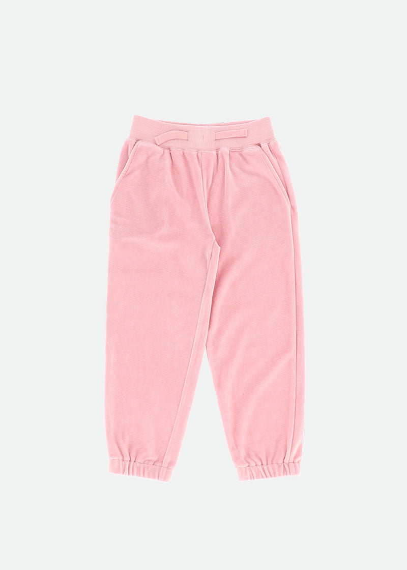 Dacota Velour Jogger Tea Rose