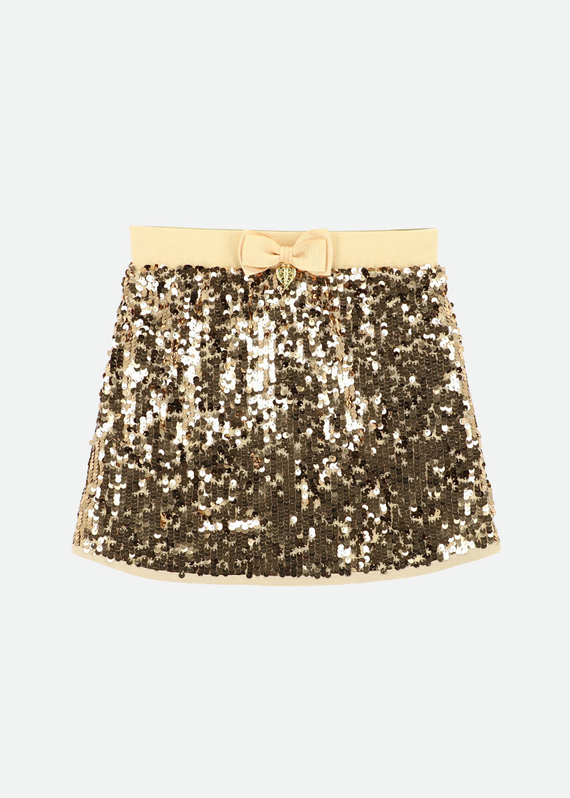 Diva Sequin Skirt Gold