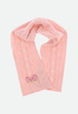 Echo Cable Scarf Pink