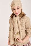 Echo Cable Scarf Sand