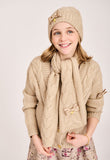 Echo Cable Scarf Sand