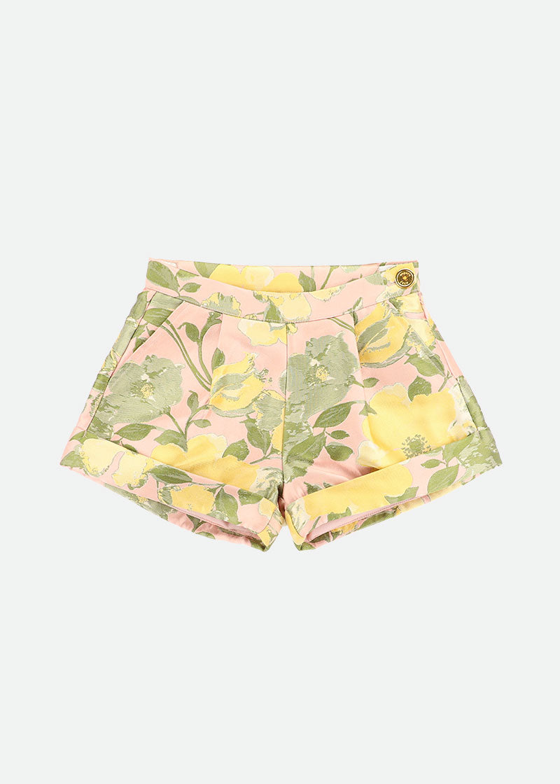 Ella Shorts Blush Flower