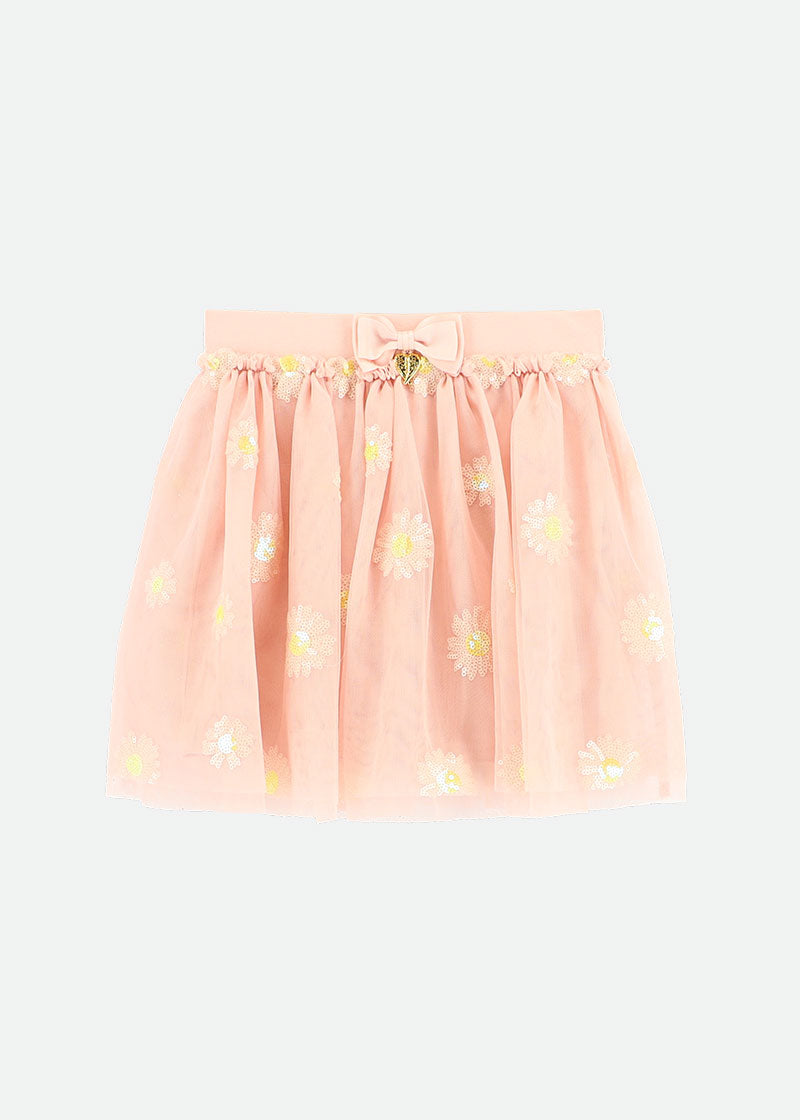 Erika Sequin Daisy Skirt Blush