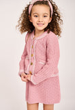 Eugenie Knitted Jacket Tea Rose