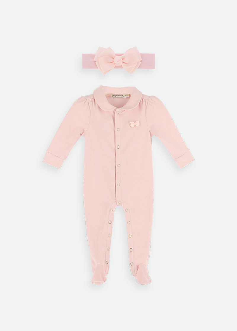 Eve Babygrow Set Ballet Pink