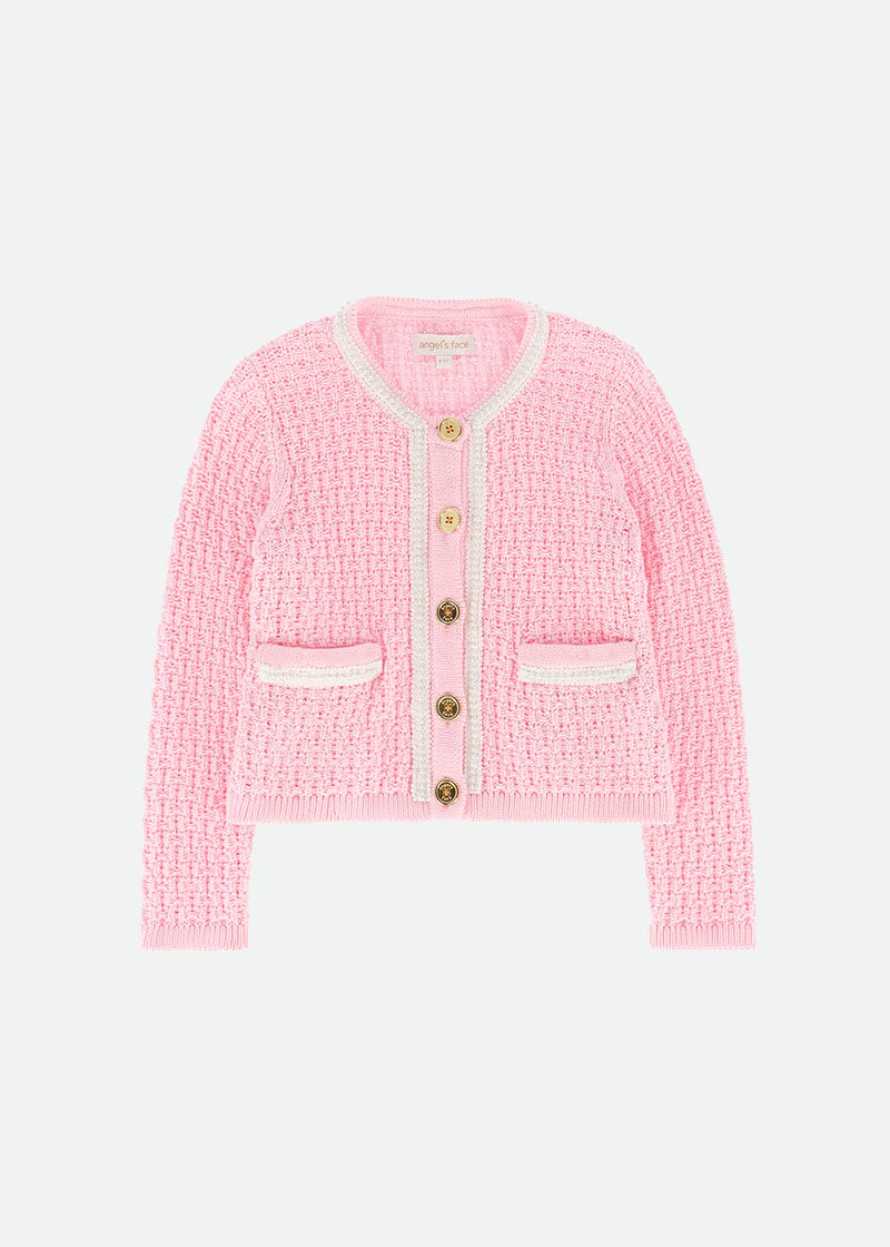 Fayette Cardigan Fairy Pink