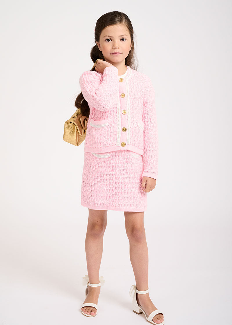 Fayette Cardigan Fairy Pink