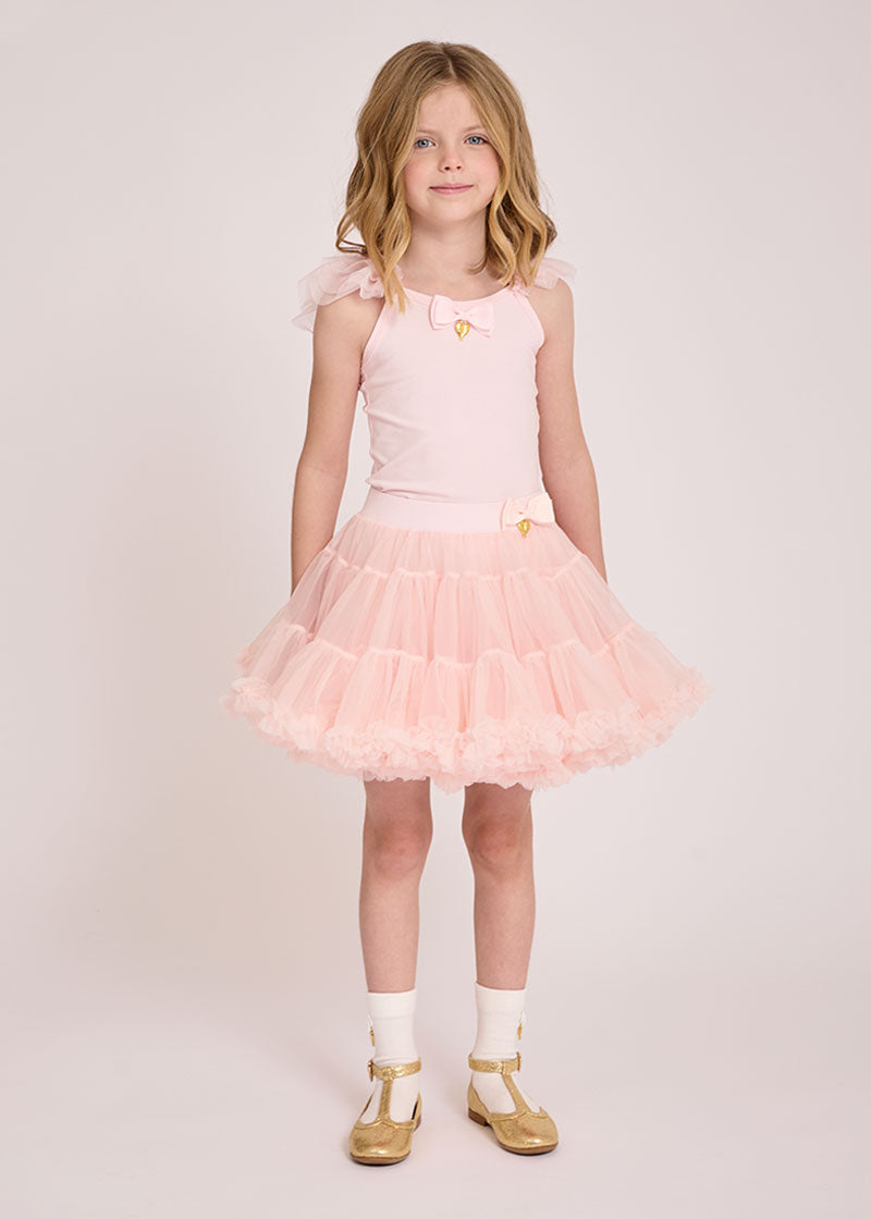 Flossy Top Ballet Pink
