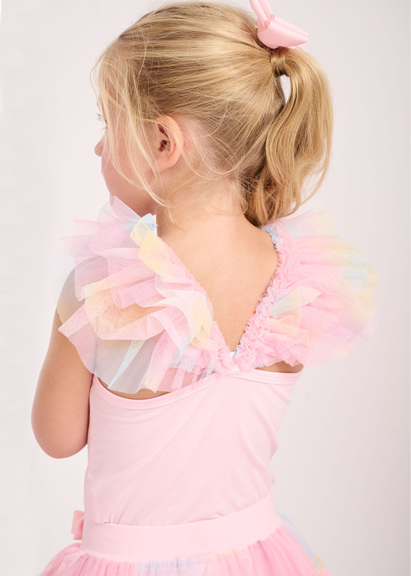 Flossy Top Pink Multi