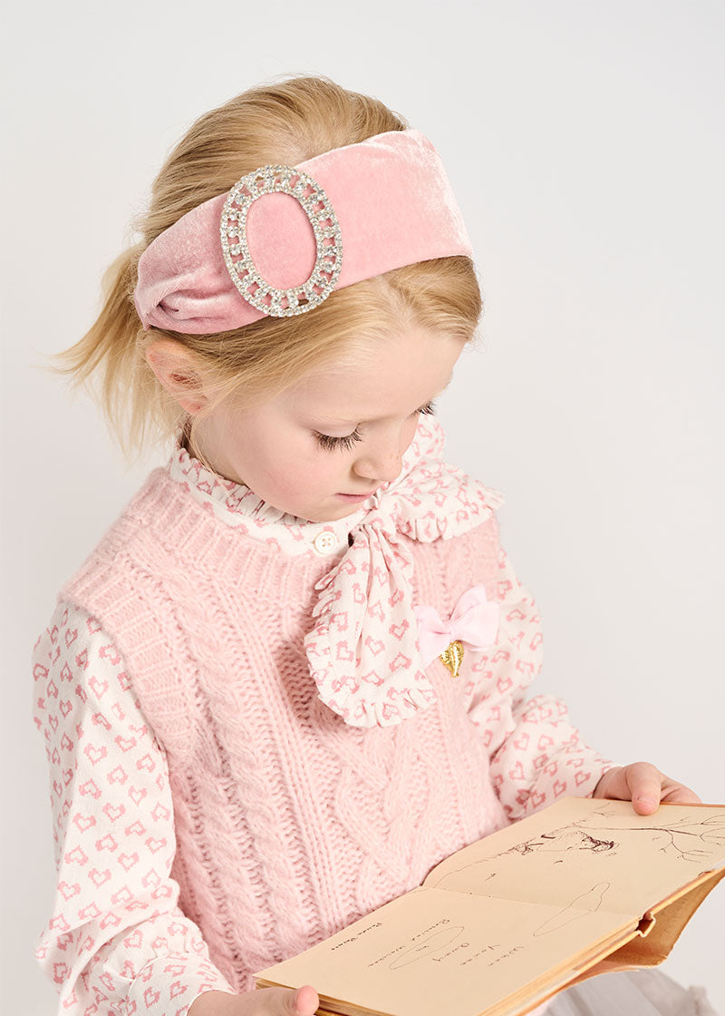 Gail Headband Tea Rose