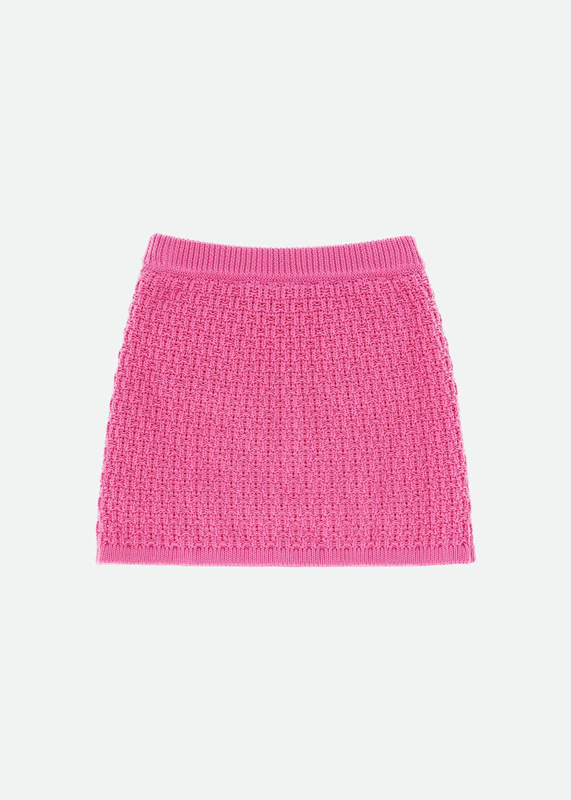 Ines Knitted Skirt Pop.Pink