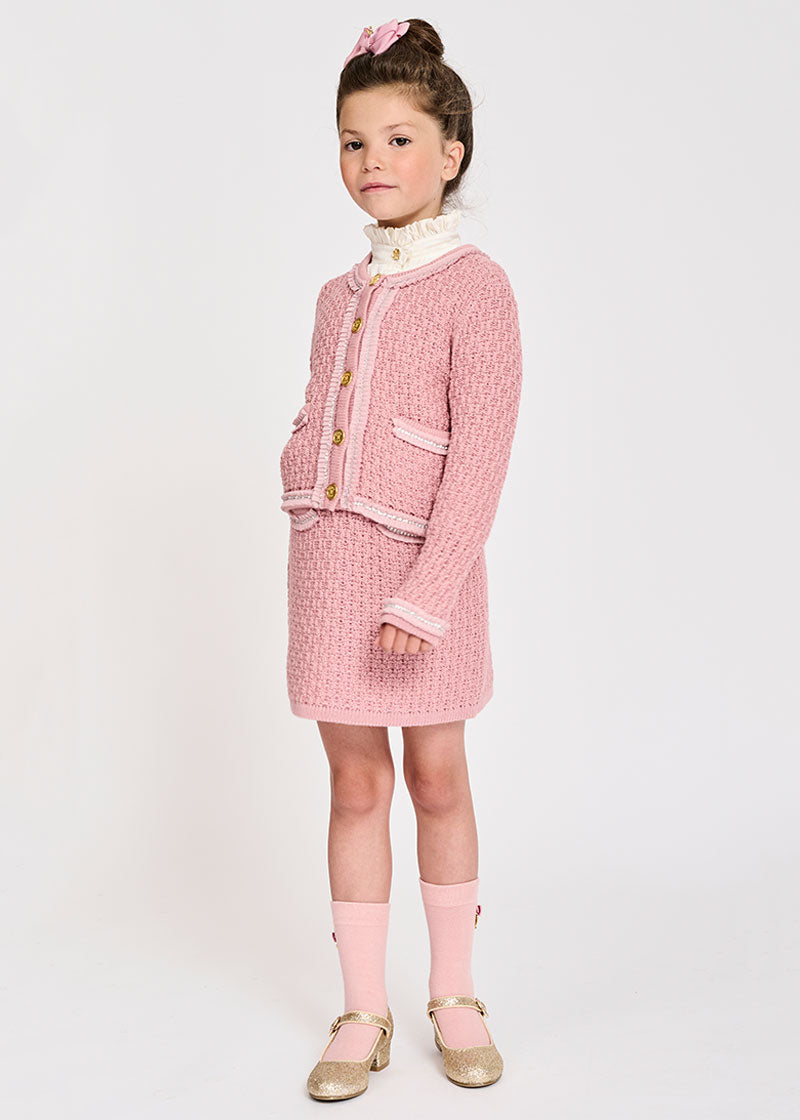 Ines Knitted Skirt Tea Rose