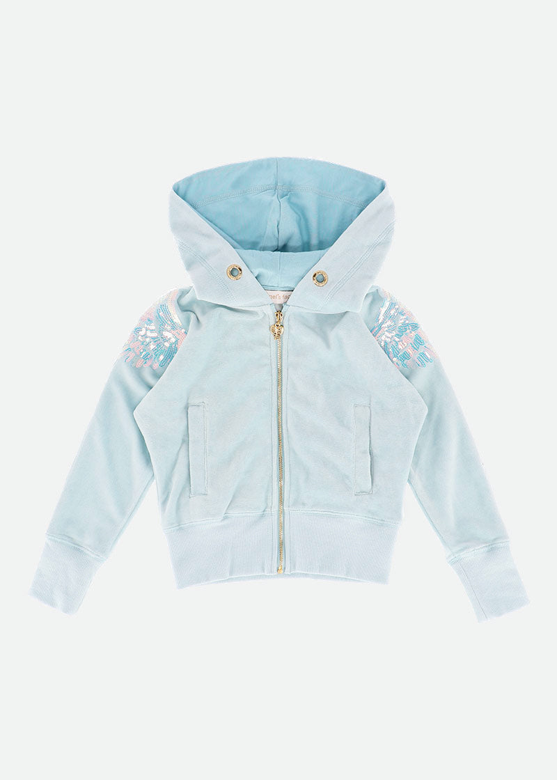 Isla Hoodie Duck Egg