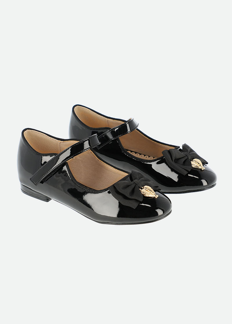 Jasmine Patent Shoes Black