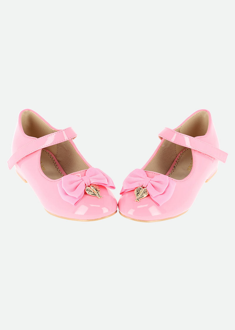 Jasmine Patent Shoes Rose