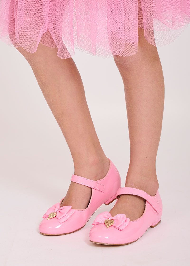 Jasmine Patent Shoes Rose