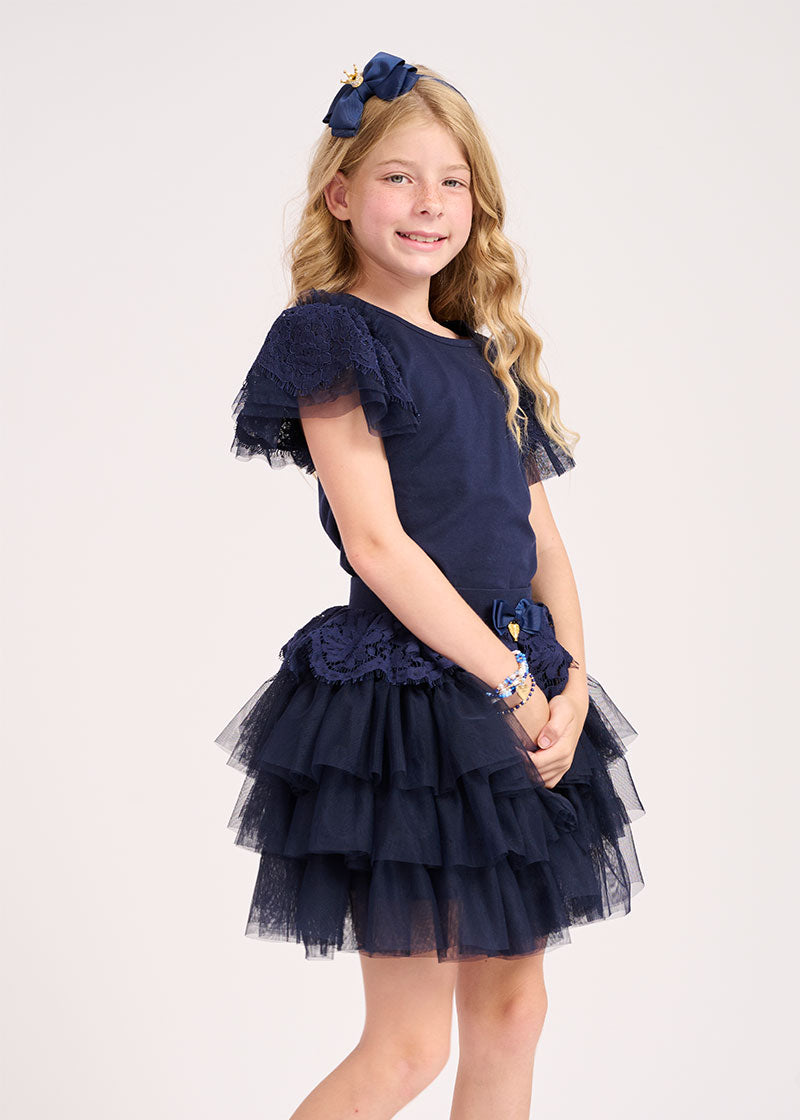 Larisa Top Navy