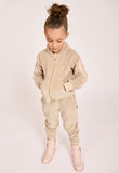 Laura Velour Jogger Sand