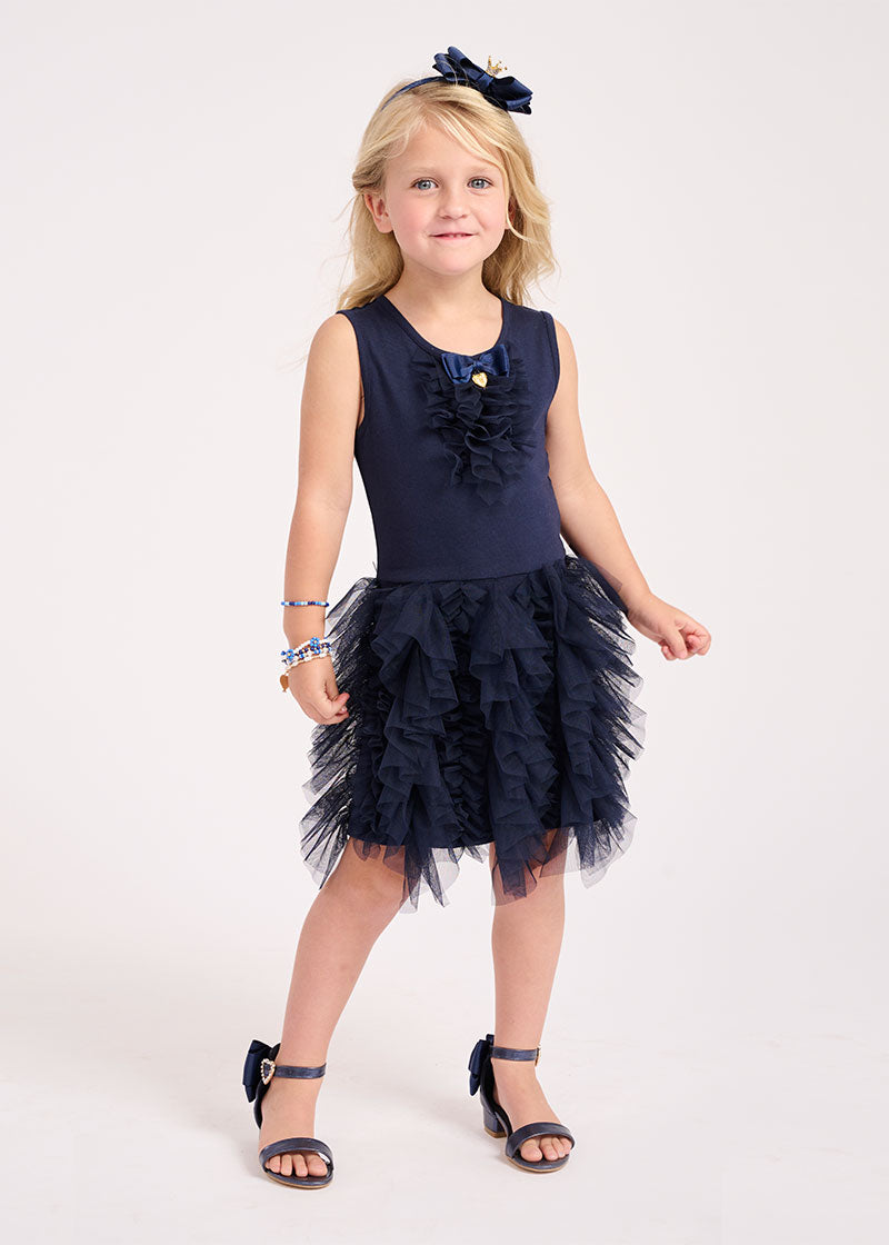 Little girls navy outlet dress